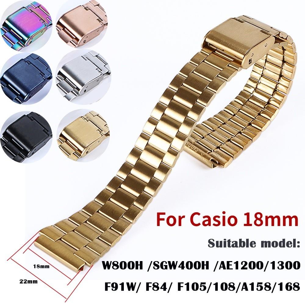 Металлический ремешок для часов, винтажный стальной браслет для Casio SGW400 F91W F84 F105 F108 A158 A168 AE1200 AE1300, золотой браслет с серебряным блоком
Металлический ремешок для часов, винтажный стальной браслет для Casio SGW400 F91W F84 F105 F108 A158 A168 AE1200 AE1300, золотой браслет с серебряным блоком
