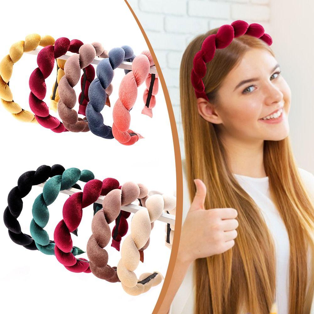 Twist Hair Hoop Headwear Makeup Headband Spa Headband Braided Hairbands Sponge Headbands
Twist Hair Hoop Headwear Makeup Headband Spa Headband Braided Hairbands Sponge Headbands