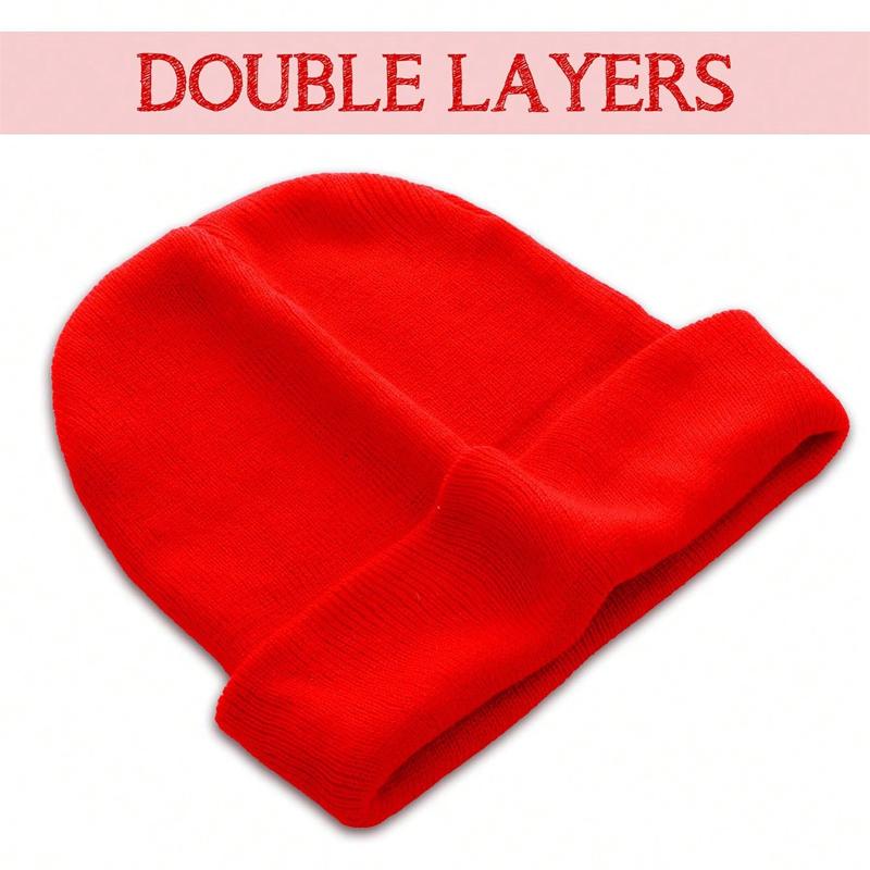 5 pcs Red and White Halloween Costume Hats Knitted Flip up Hats Santa Claus Role Playing Accessories Winter Party One Size
5 pcs Red and White Halloween Costume Hats Knitted Flip up Hats Santa Claus Role Playing Accessories Winter Party One Size