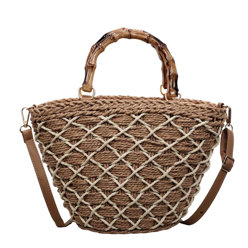 Summer New Straw Sweet Youth Shoulder Bags for Women Retro Beach Crossbody Bags Vacati Bamboo Handle Woven Handbag хакі
Summer New Straw Sweet Youth Shoulder Bags for Women Retro Beach Crossbody Bags Vacati Bamboo Handle Woven Handbag хакі
