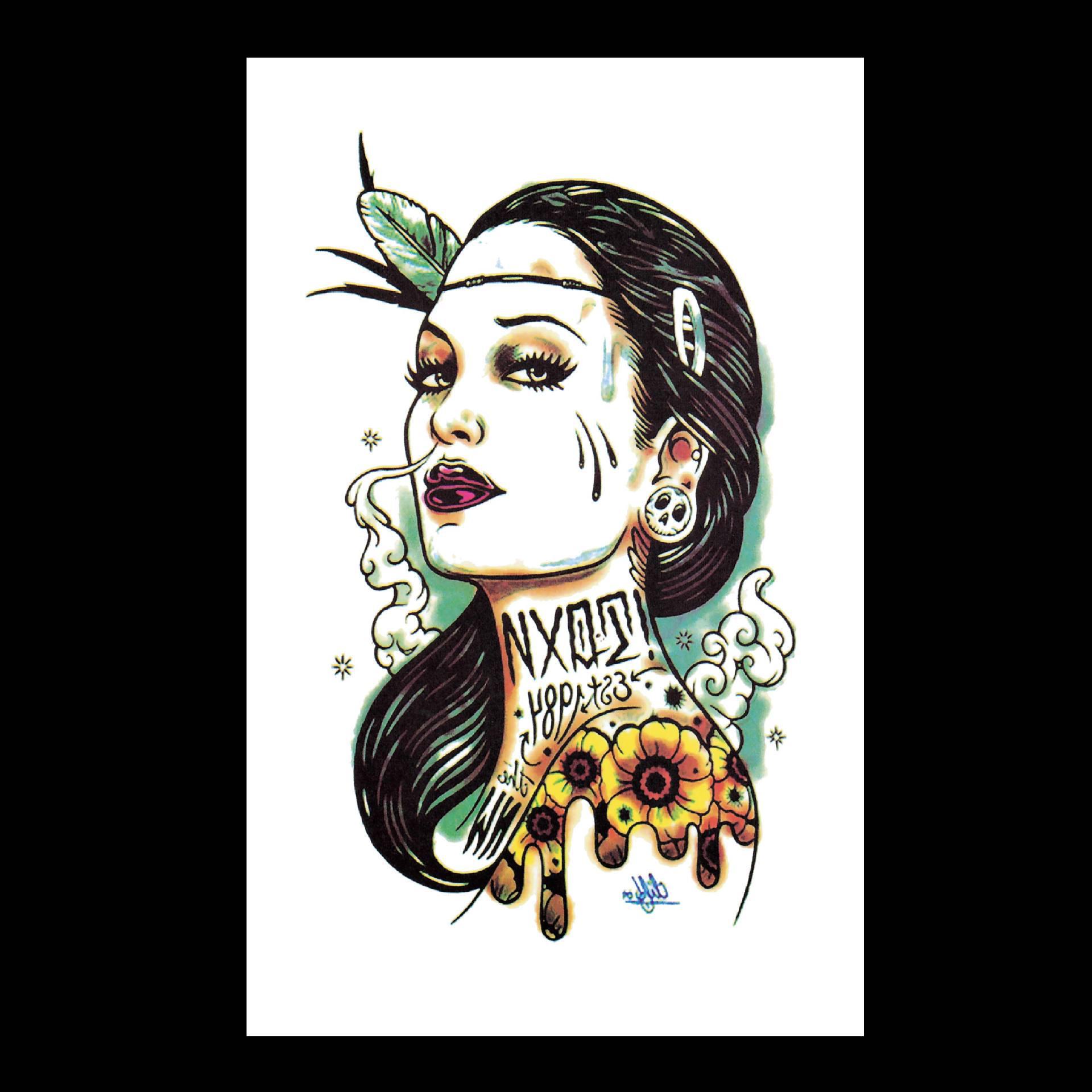 Водонепроницаемые наклейки для татуировки: Волк, Карп, Гуань Гун, Череп, Пламя, Гейша, Крест, Сова, Цветы 12*19cm
Водонепроницаемые наклейки для татуировки: Волк, Карп, Гуань Гун, Череп, Пламя, Гейша, Крест, Сова, Цветы 12*19cm