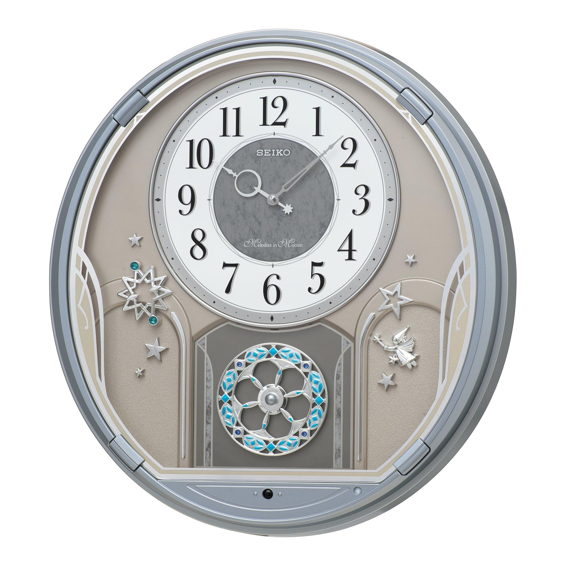 Часы настенные Seiko Clock кварцевые аналоговые Triple Selection Melody Silver 416 x 385 x 69 мм AM401S
Часы настенные Seiko Clock кварцевые аналоговые Triple Selection Melody Silver 416 x 385 x 69 мм AM401S
