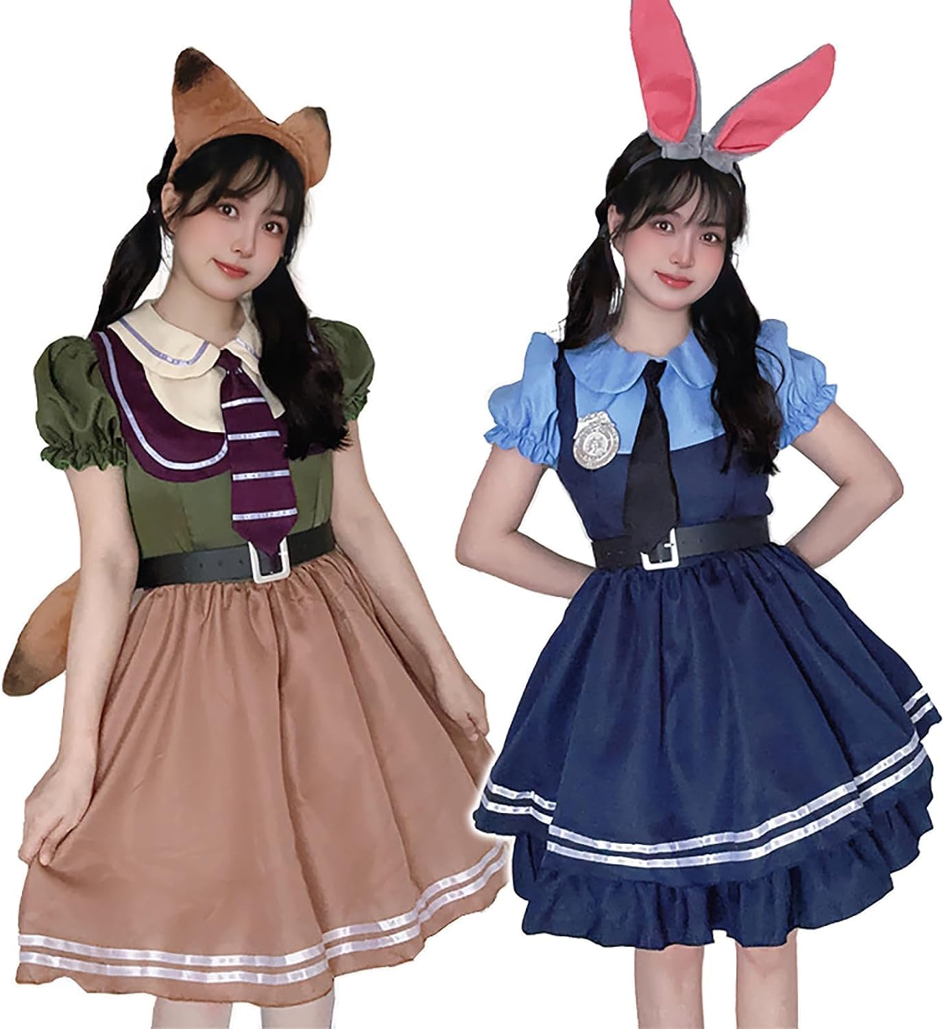 Halloween Cosplay Cute Rabbit Police Fox Scammer Police Cosplay Costume Lolita Dress Set Anime Animal Metropolis Cosplay Rabbit Ears Fox Ears Tie Tail
Halloween Cosplay Cute Rabbit Police Fox Scammer Police Cosplay Costume Lolita Dress Set Anime Animal Metropolis Cosplay Rabbit Ears Fox Ears Tie Tail