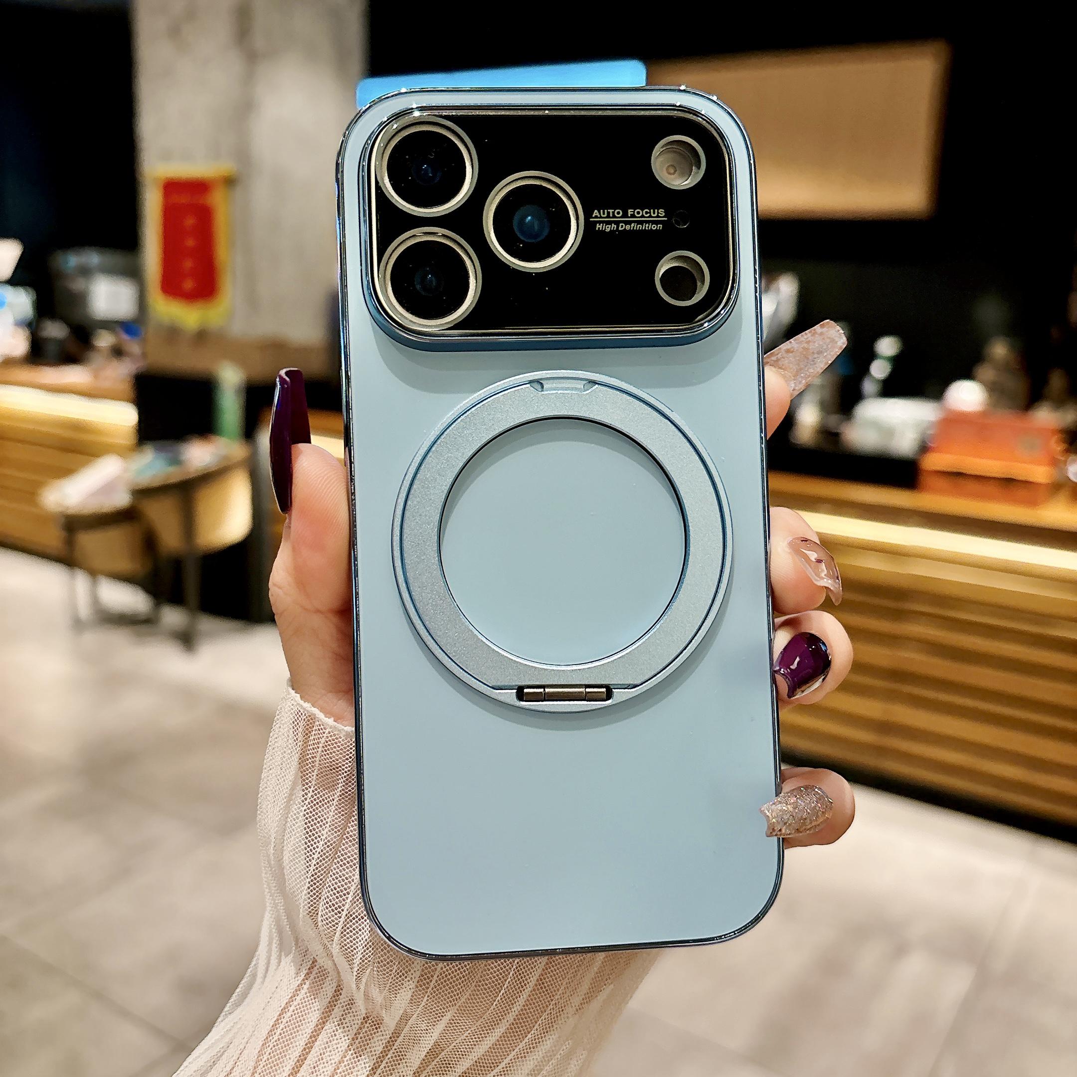 Металлическая подставка с вращением на 360 градусов, магнитный чехол для iPhone 17 Pro Max 16 15 14 13, гальваническое покрытие, с защитой объектива камеры iPhone17 Pro Max
Металлическая подставка с вращением на 360 градусов, магнитный чехол для iPhone 17 Pro Max 16 15 14 13, гальваническое покрытие, с защитой объектива камеры iPhone17 Pro Max