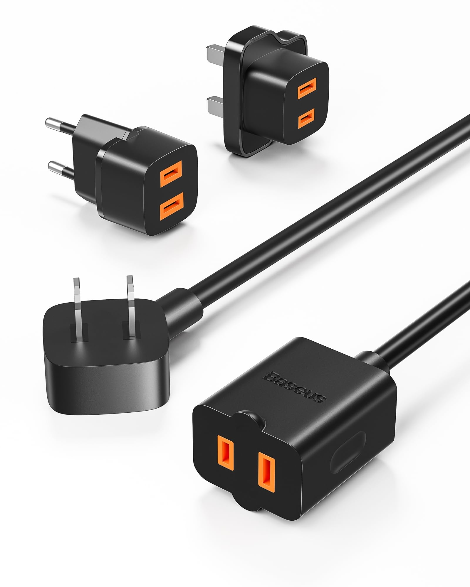 Baseus Overseas Conversion Plug Extension Cord Power Conversion Adapter Outlet Conversion plug for Hong overseas plug type output Length 1M JP+EU+UK
Baseus Overseas Conversion Plug Extension Cord Power Conversion Adapter Outlet Conversion plug for Hong overseas plug type output Length 1M JP+EU+UK
