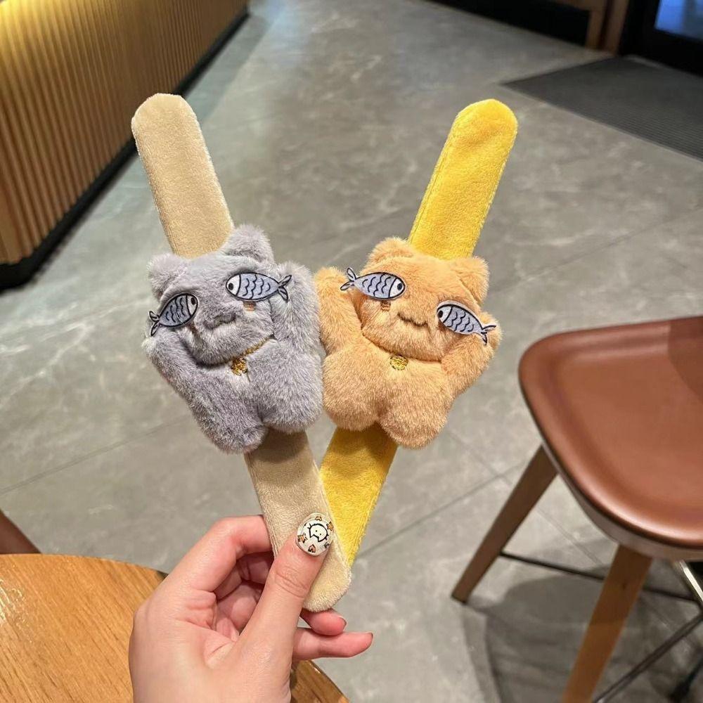 Wrist Style Plush Doll Slap Bracelet Simulation Cat Plush Wrist Band Home Decor
Wrist Style Plush Doll Slap Bracelet Simulation Cat Plush Wrist Band Home Decor