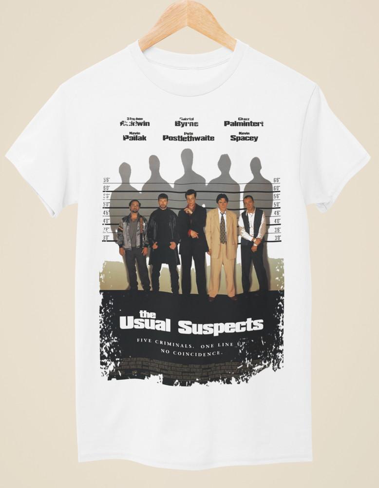 The Usual Suspects - Movie Poster Inspired Unisex White T-Shirt Unisex T-Shirt S
The Usual Suspects - Movie Poster Inspired Unisex White T-Shirt Unisex T-Shirt S