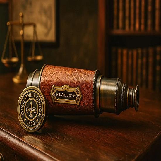 Ship 50.8 cm Hexagonal Taper Brass Telescope
Ship 50.8 cm Hexagonal Taper Brass Telescope