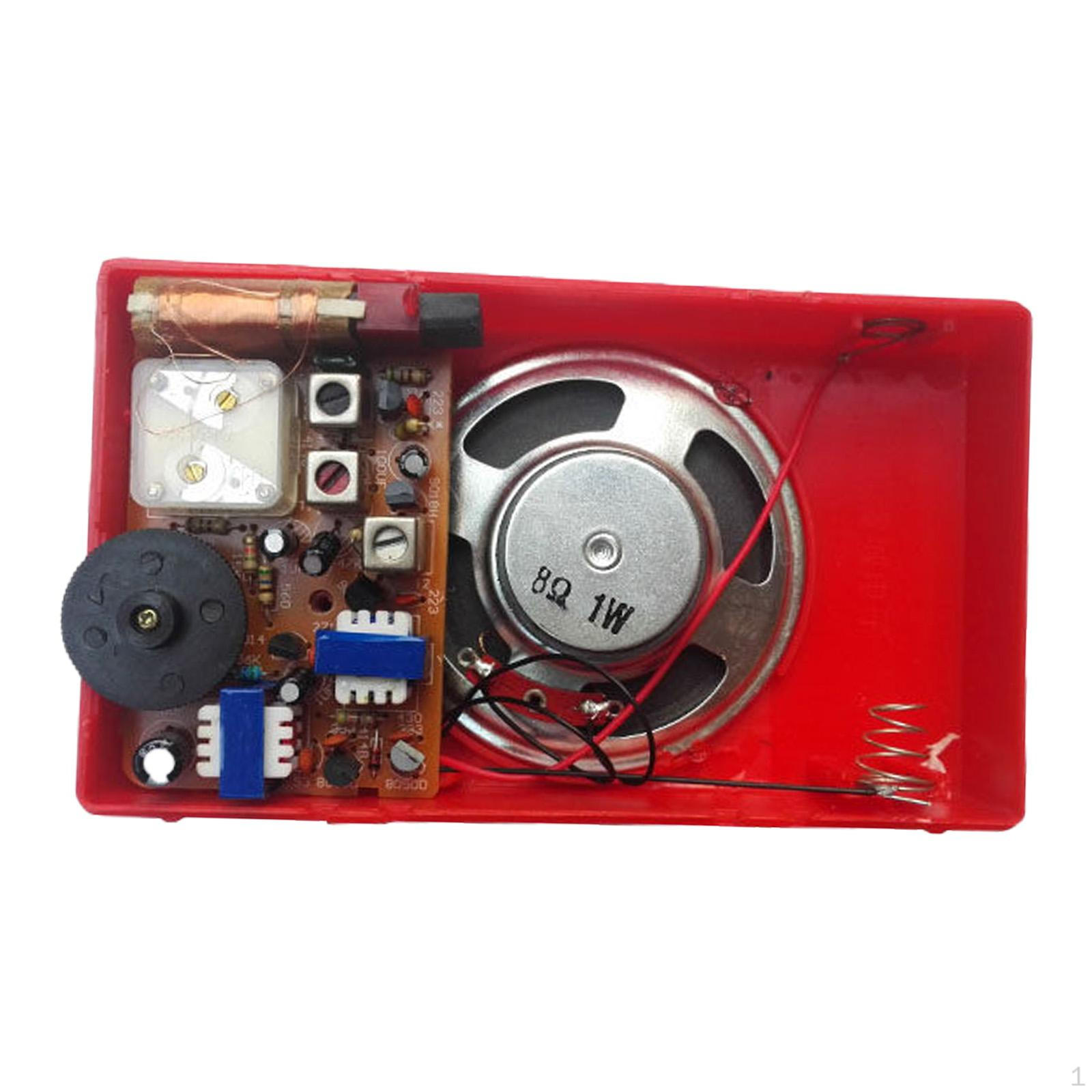 AM Radio DIY Kit Learning Training and Practice Assemble Set for Electronics Lovers
AM Radio DIY Kit Learning Training and Practice Assemble Set for Electronics Lovers
