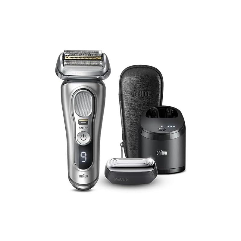 9487CC-V (matt silver) series 9 Pro electric shaver rechargeable 4 blades With facial beauty device
9487CC-V (matt silver) series 9 Pro electric shaver rechargeable 4 blades With facial beauty device