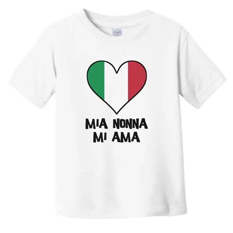 My Grandma Loves Me Italian Language Italy Flag Heart Infant Toddler T Shirt 5XL різнокольоровий
My Grandma Loves Me Italian Language Italy Flag Heart Infant Toddler T Shirt 5XL різнокольоровий