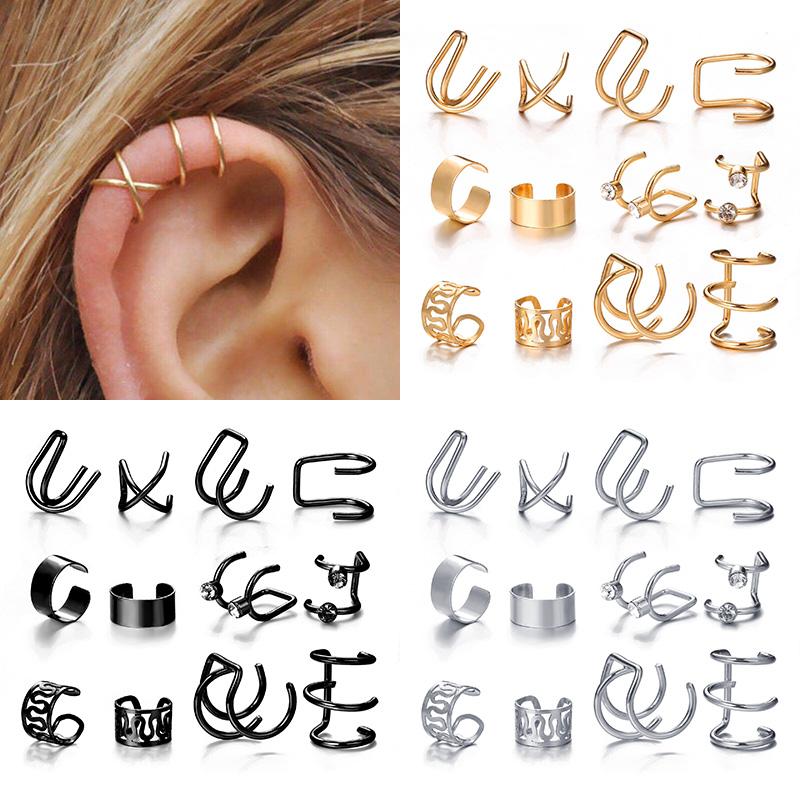 Trendy Wrap Earring Set For Women Clip on Earrings No piercing Ear Cuff Fashion Female Punk Jewelry Gift
Trendy Wrap Earring Set For Women Clip on Earrings No piercing Ear Cuff Fashion Female Punk Jewelry Gift