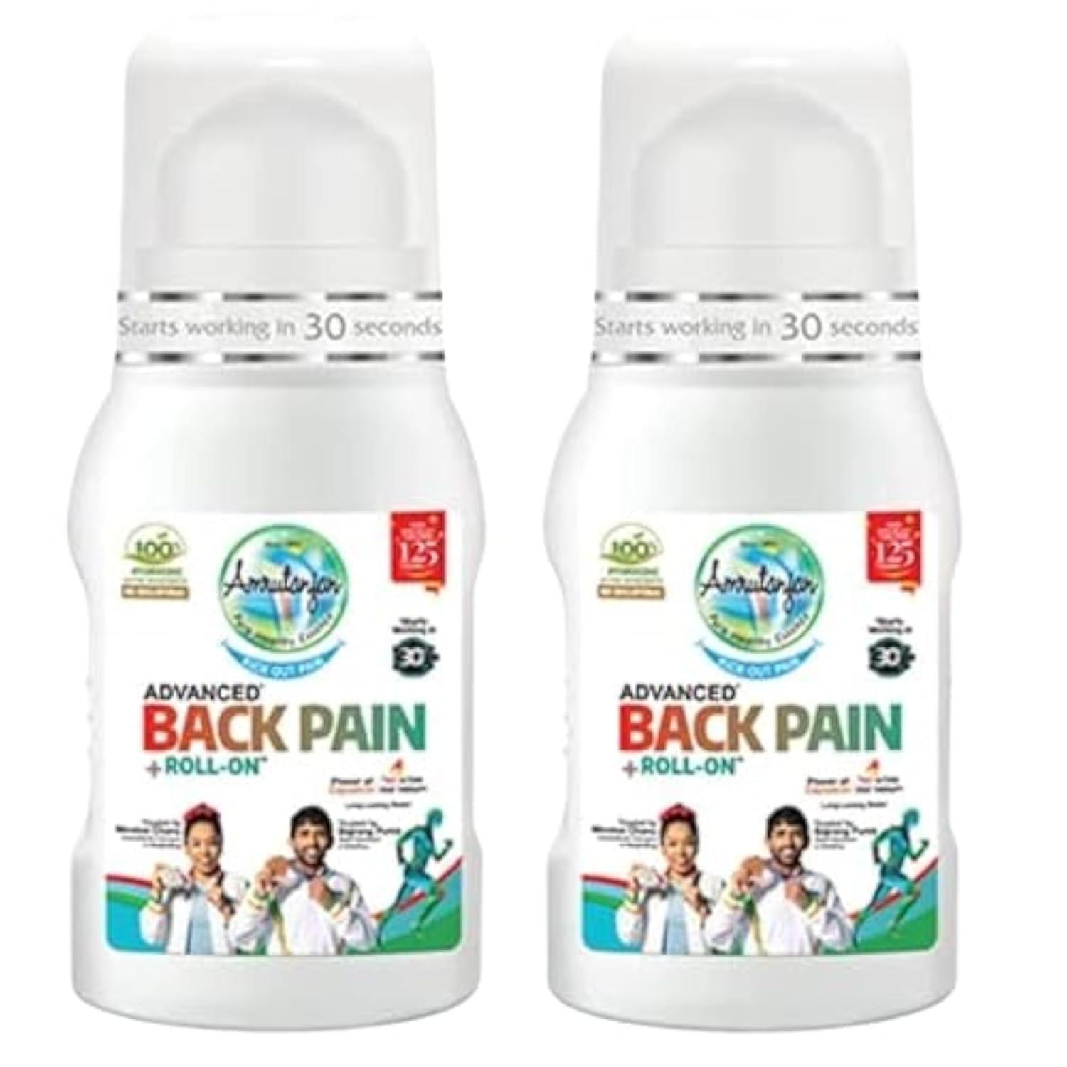 Amrutanjan Advanced Back Pain+ Ролл-он 50 мл – Быстрое облегчение мышечной, суставной и ортопедической боли Упаковка из 2 штук
Amrutanjan Advanced Back Pain+ Ролл-он 50 мл – Быстрое облегчение мышечной, суставной и ортопедической боли Упаковка из 2 штук