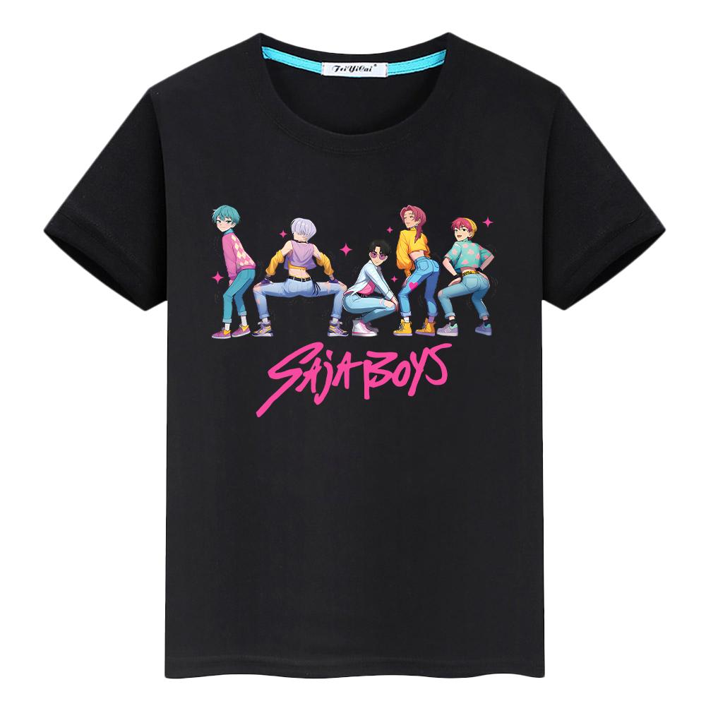 Saja Boys Принт 100%Бавовна футболка для дітей хлопчик 10років Kawaii Футболки kpop мисливці на демонів Милі Топи аніме Короткий y2k одяг для дівчаток 160 чорний
Saja Boys Принт 100%Бавовна футболка для дітей хлопчик 10років Kawaii Футболки kpop мисливці на демонів Милі Топи аніме Короткий y2k одяг для дівчаток 160 чорний