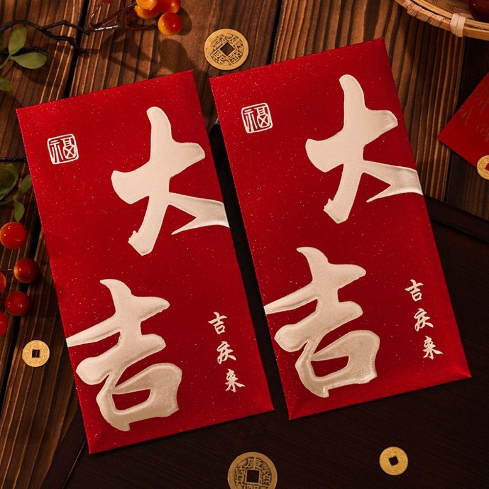 6pcs Blessing Children Money Pocket Traditional Lucky Money Packets New Year Red Envelopes Bonus Style 1
6pcs Blessing Children Money Pocket Traditional Lucky Money Packets New Year Red Envelopes Bonus Style 1