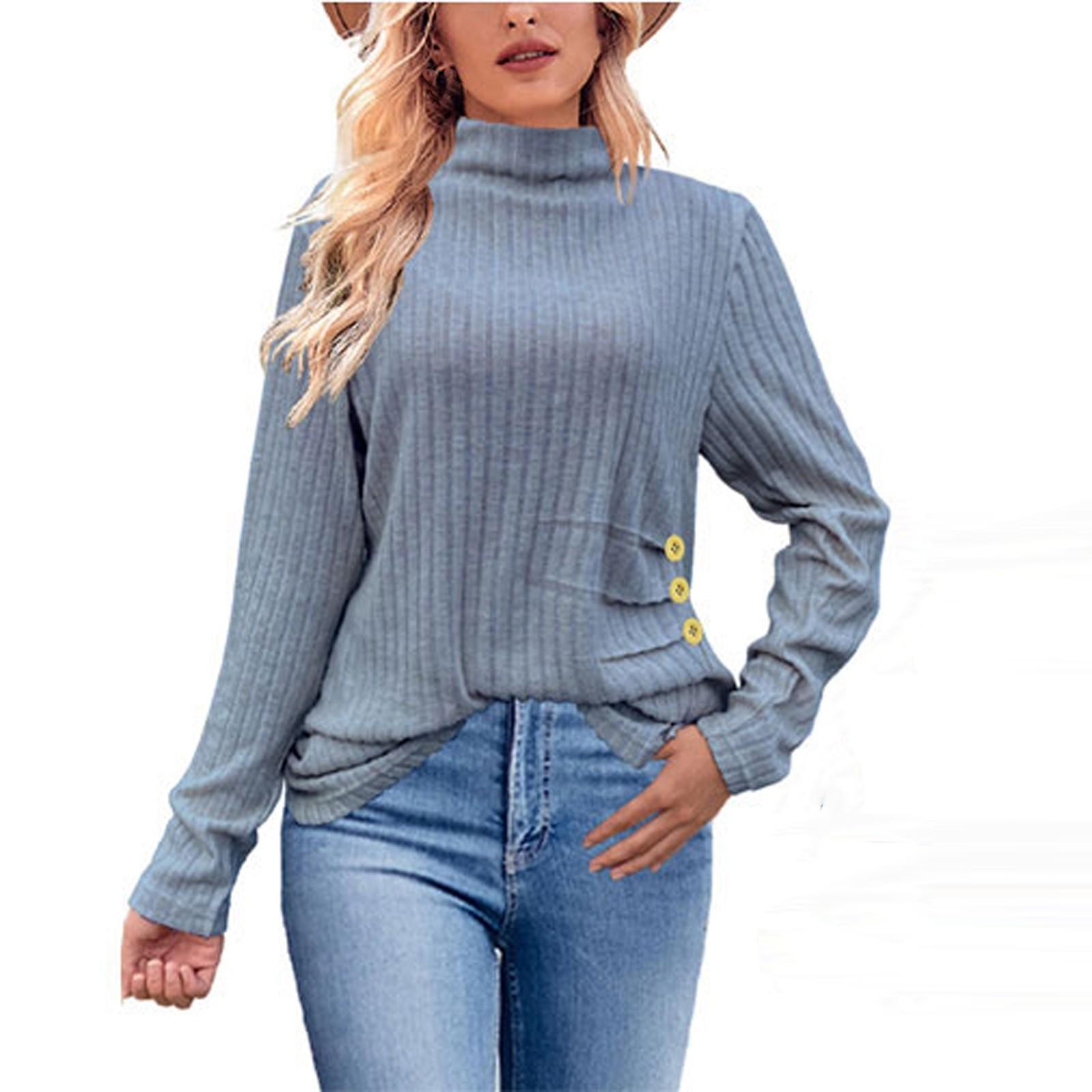 Женская мода повседневный шерстяной полосатый трикотажный топ с высоким воротом и оборками по бокам на пуговицах S синий
Женская мода повседневный шерстяной полосатый трикотажный топ с высоким воротом и оборками по бокам на пуговицах S синий