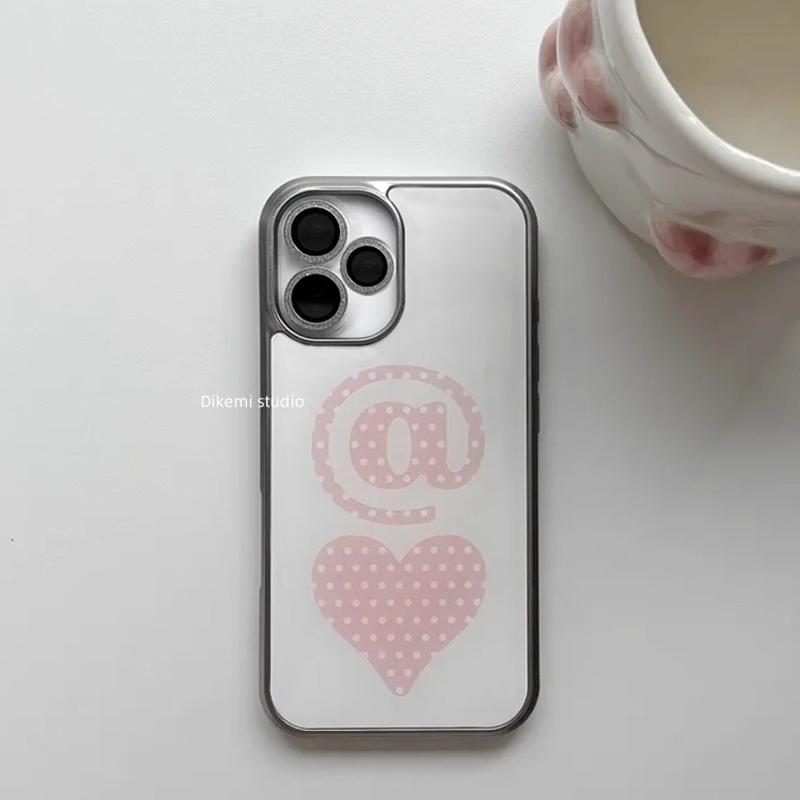 Korean INS Sweet Girl Pink Polka Dot Love Phone Case For iPhone 16 15 14 13 12 11 Pro Max 78Plus Y2K Soft Matte Anti Fall Cover For iPhone XR
Korean INS Sweet Girl Pink Polka Dot Love Phone Case For iPhone 16 15 14 13 12 11 Pro Max 78Plus Y2K Soft Matte Anti Fall Cover For iPhone XR