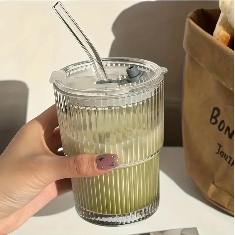 Cute Vertical Bamboo Cup Milk Coffee Water High-Value Glass Tumbler for Home Office Us Aesthetic Durable Drinkware Summer Winter 301-400ml
Cute Vertical Bamboo Cup Milk Coffee Water High-Value Glass Tumbler for Home Office Us Aesthetic Durable Drinkware Summer Winter 301-400ml