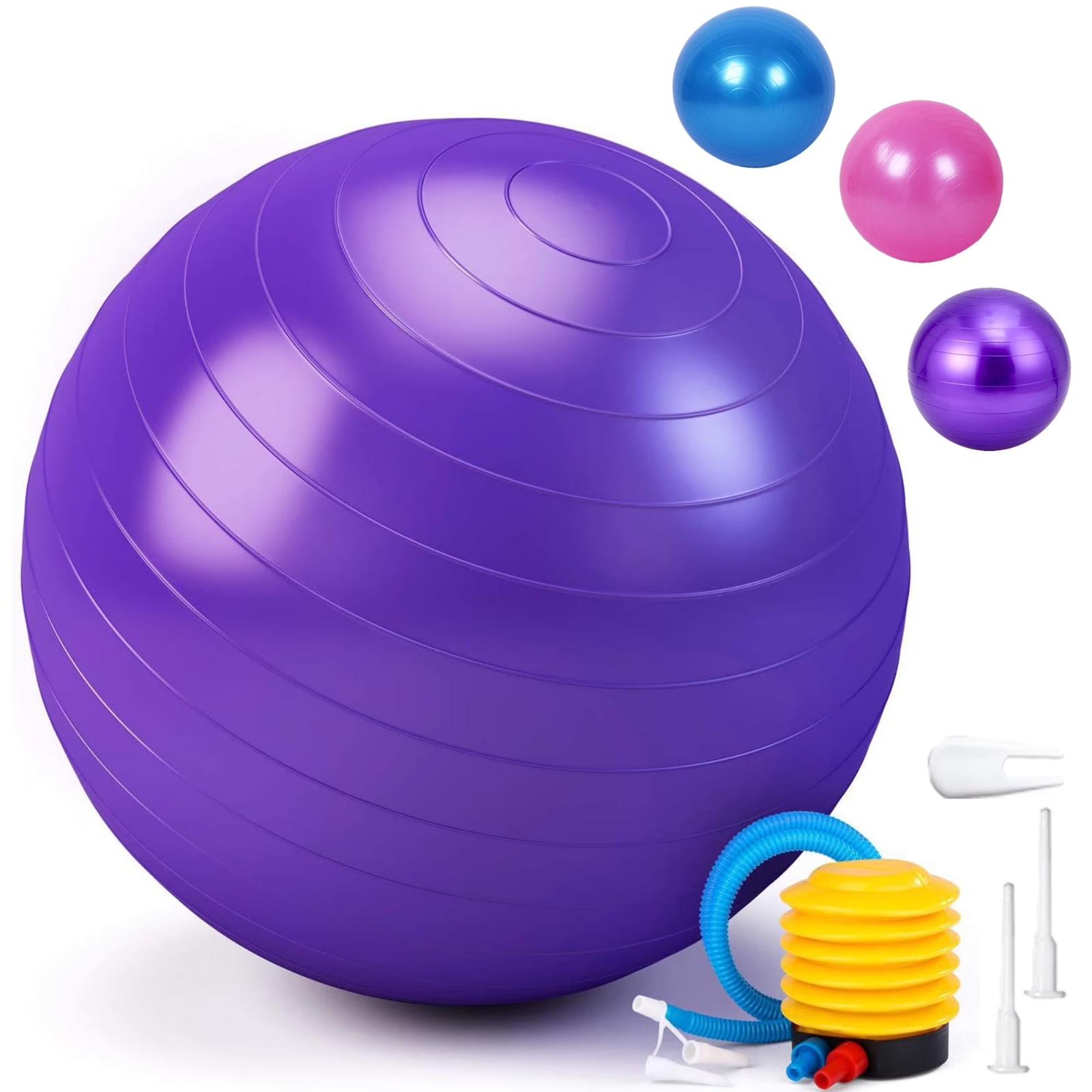 PVC Yoga Ball for Adults Fitness Exercise and Massage Anti-Burst Durable Non-Slip Surface for Home Gym and Physical Therapy Use 55 фіолетовий
PVC Yoga Ball for Adults Fitness Exercise and Massage Anti-Burst Durable Non-Slip Surface for Home Gym and Physical Therapy Use 55 фіолетовий