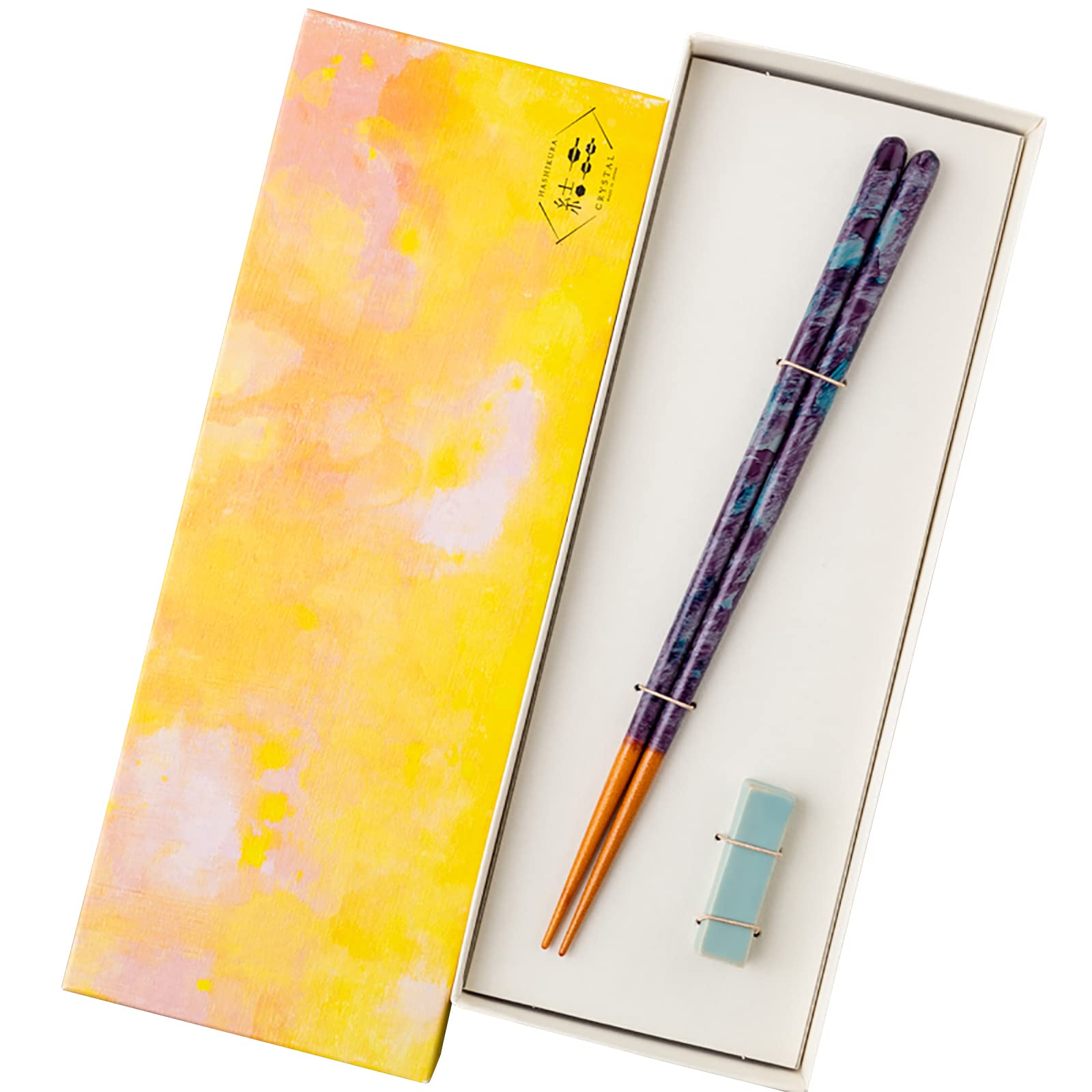 Hashikura Matsukan Chopsticks Dishwasher Safe Natural Wood Unisex Chopstick Rest Set Unisex Crystal Colored Brush Wisteria Purple Blue Made in Japan
Hashikura Matsukan Chopsticks Dishwasher Safe Natural Wood Unisex Chopstick Rest Set Unisex Crystal Colored Brush Wisteria Purple Blue Made in Japan