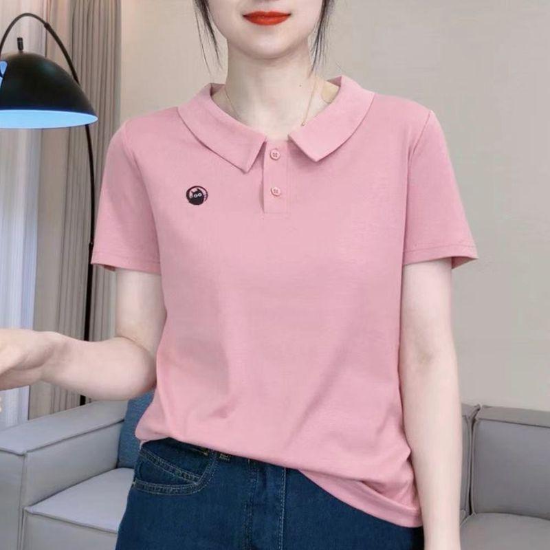 Fashionable Women s Cotton Peter Pan Collar T-Shirt - Trendy, Age-Reducing, Short Sleeve Summer Top 3XL (120-130 jin) чёрный
Fashionable Women s Cotton Peter Pan Collar T-Shirt - Trendy, Age-Reducing, Short Sleeve Summer Top 3XL (120-130 jin) чёрный