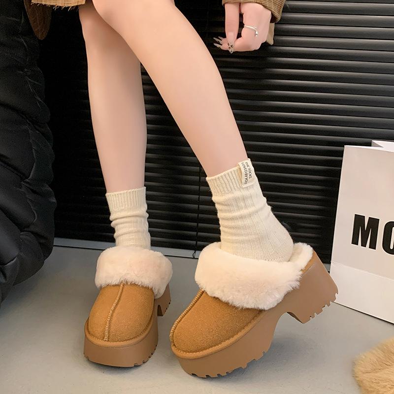 Thick-soled fluffy slippers outer wear women s winter 2024 autumn baotou home snow boots half slippers wool heightening slippers 35
Thick-soled fluffy slippers outer wear women s winter 2024 autumn baotou home snow boots half slippers wool heightening slippers 35