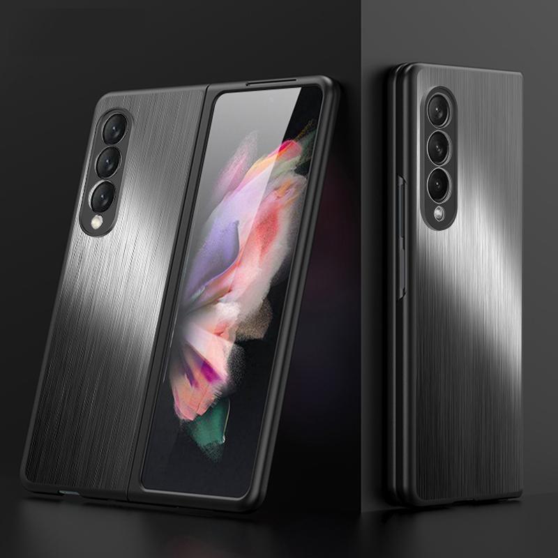 For Samsung Galaxy Z Fold3 5G Brushed Anti-scratch Stainless Steel+PC Folding Phone Case Cover Black
For Samsung Galaxy Z Fold3 5G Brushed Anti-scratch Stainless Steel+PC Folding Phone Case Cover Black