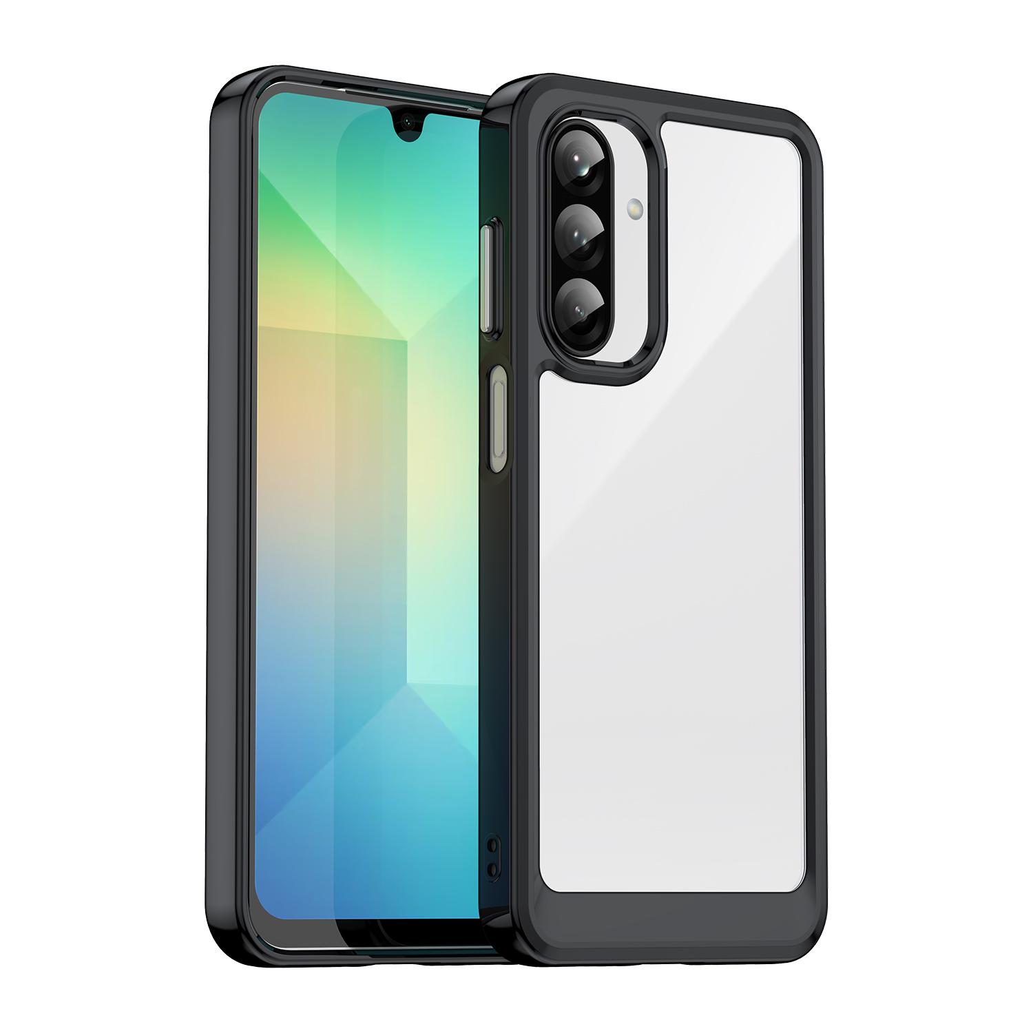 For Samsung Galaxy A26 5G Phone Case WANLONFENG XC Series TPU Acrylic Cover with Tempered Glass (Big Lens Hole) Transparent Blue
For Samsung Galaxy A26 5G Phone Case WANLONFENG XC Series TPU Acrylic Cover with Tempered Glass (Big Lens Hole) Transparent Blue