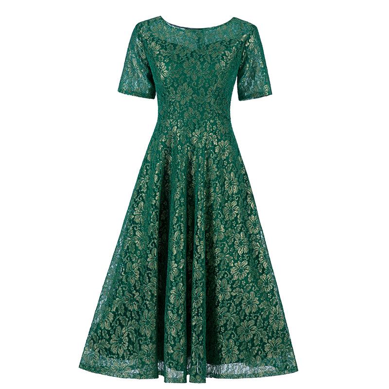 Annual meeting evening dress New year s new slim fit elegant floral long simple lace can usually wear dresses XXXL темно-зелений колір
Annual meeting evening dress New year s new slim fit elegant floral long simple lace can usually wear dresses XXXL темно-зелений колір