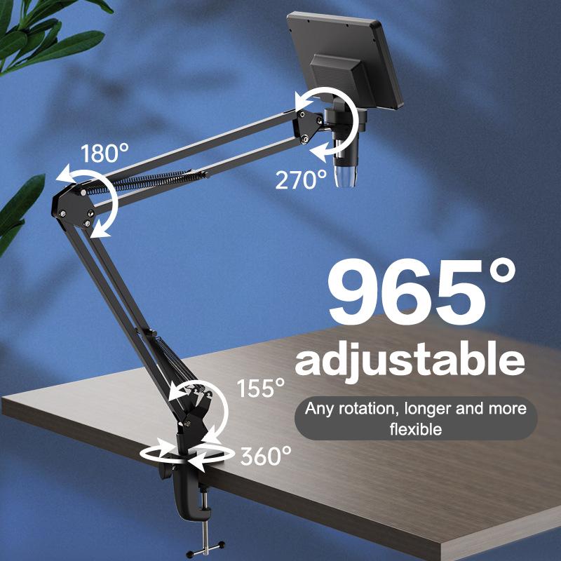Flexible Microscope Arm Stand Adjustable Metal Bracket Microscope Mount Compatible With Dm4 Dm7 Dm9 Ms1 Ms3 35MM
Flexible Microscope Arm Stand Adjustable Metal Bracket Microscope Mount Compatible With Dm4 Dm7 Dm9 Ms1 Ms3 35MM