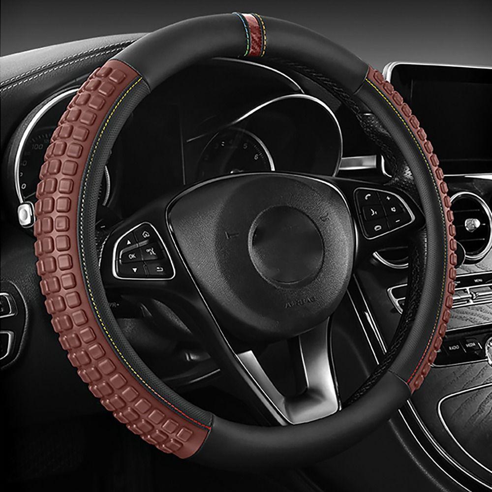 PU Leather Car Glove Cover Round D Shape Auto Wheel Covers Trendy Steering Wheel Cover Universal D SHAPE-BLACK
PU Leather Car Glove Cover Round D Shape Auto Wheel Covers Trendy Steering Wheel Cover Universal D SHAPE-BLACK