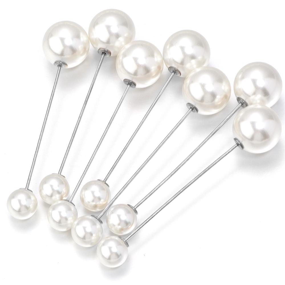 10Pcs/Lot Imitation Double Pearl Brooches Beige Color Fixing Clothes Pin Sweater Dress Safety Pins Diy Women Trendy Jewelry
10Pcs/Lot Imitation Double Pearl Brooches Beige Color Fixing Clothes Pin Sweater Dress Safety Pins Diy Women Trendy Jewelry