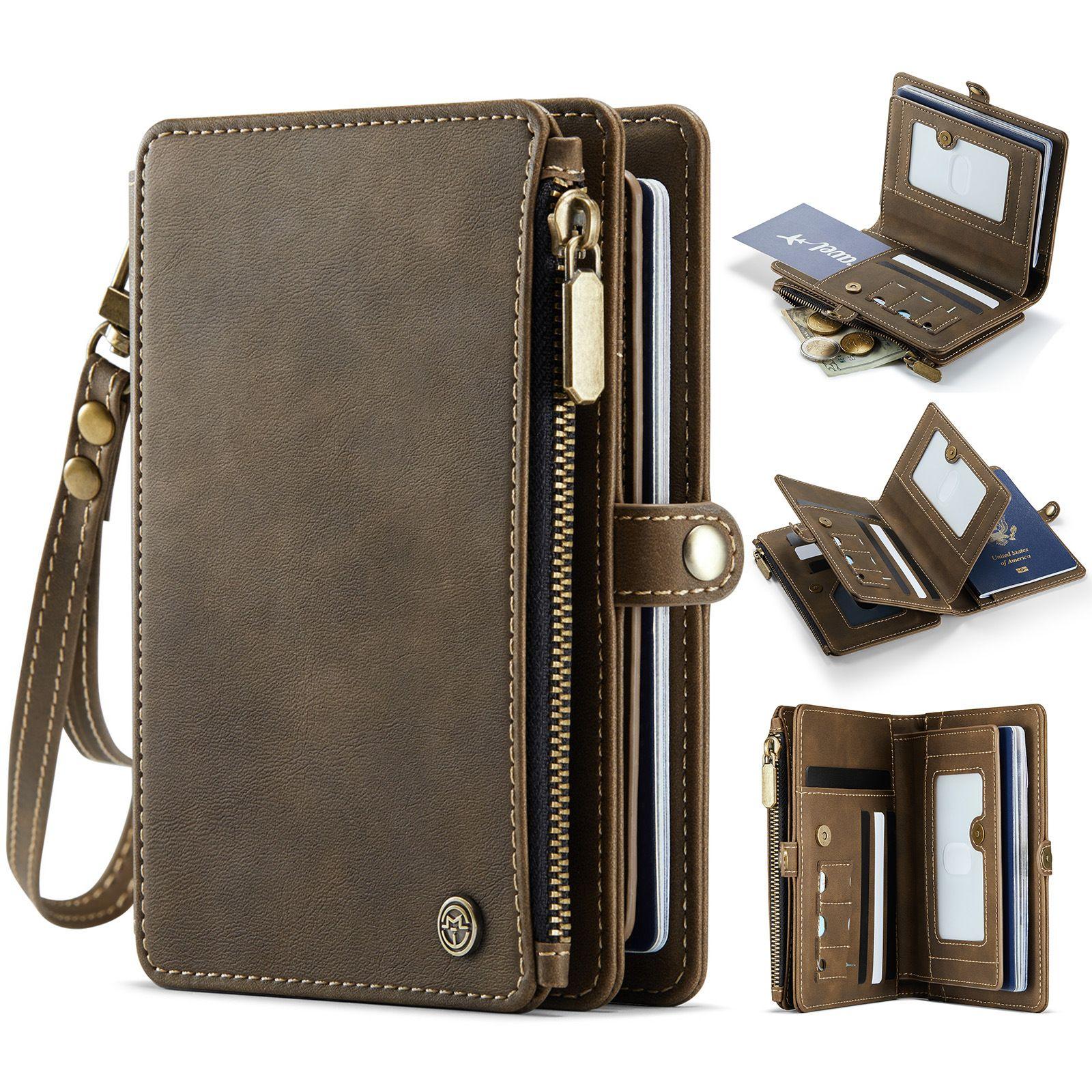 Новая универсальная многофункциональная сумка для паспорта, кошелек с зажимом для фото и карт, магнитная мини-сумка-клатч для карт, RFID-сумка на молнии me60