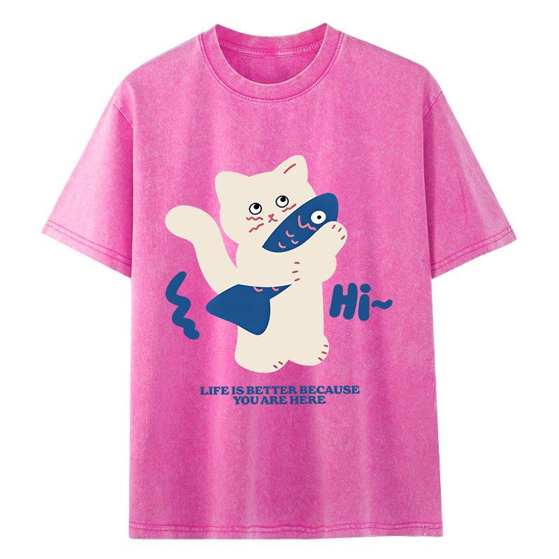 2026 Summer American Retro Men’s Washed Short Sleeve T-shirt - Trendy Loose Fit with Vintage Print 3XL рожевий
2026 Summer American Retro Men’s Washed Short Sleeve T-shirt - Trendy Loose Fit with Vintage Print 3XL рожевий