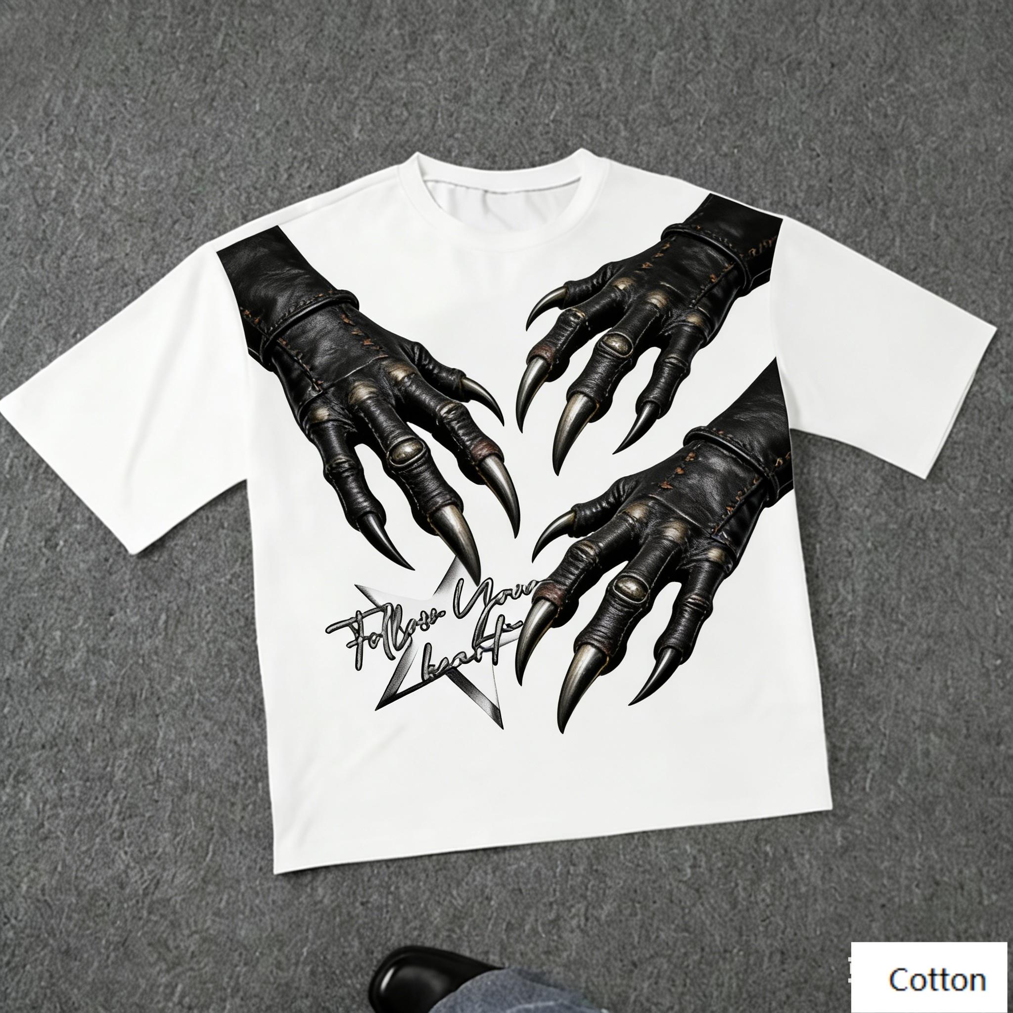 Streetwear Unisex Cotton TShirt Featuring Bold Airbrushed Eyes Print and Follow Your Heart Star Design Hip Hop Style Top 4XL
Streetwear Unisex Cotton TShirt Featuring Bold Airbrushed Eyes Print and Follow Your Heart Star Design Hip Hop Style Top 4XL