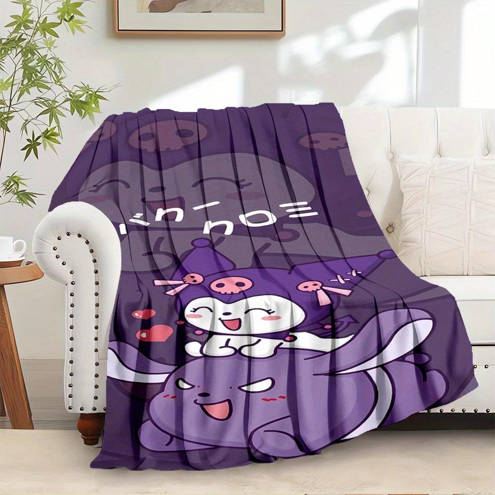 1pc Cute Purple Kuromi with Skull Hat and Heart Design Blanket - Home Decor, Seasonal Blanket, Soft and Cozy, Machine Washable, Perfect for 130x150cm
1pc Cute Purple Kuromi with Skull Hat and Heart Design Blanket - Home Decor, Seasonal Blanket, Soft and Cozy, Machine Washable, Perfect for 130x150cm