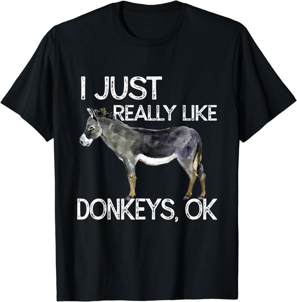 I Just Really Like Donkeys OK Funny Gift Donkey Lover Gift Unisex T-Shirt S
I Just Really Like Donkeys OK Funny Gift Donkey Lover Gift Unisex T-Shirt S