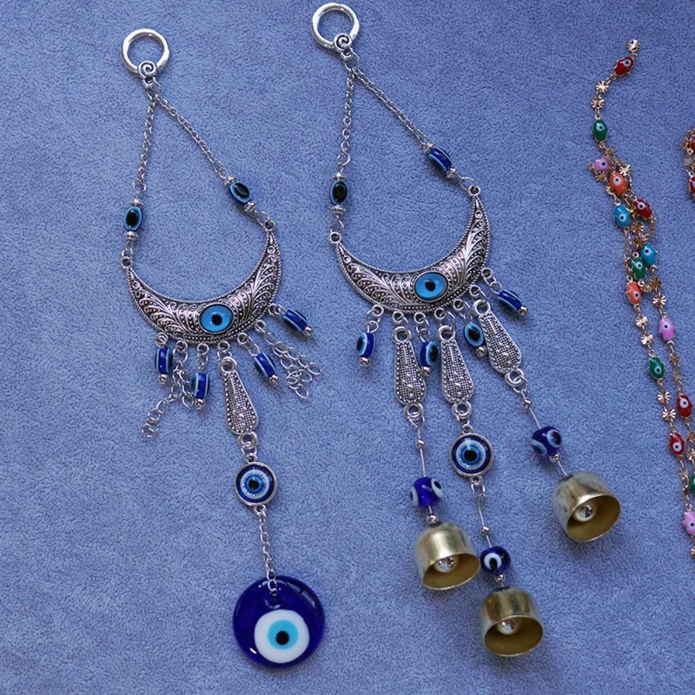 Home Wall Hanger Demon Eye Pendant Necklace Charms Car Hanger Decoration Wind Chime Components B
Home Wall Hanger Demon Eye Pendant Necklace Charms Car Hanger Decoration Wind Chime Components B