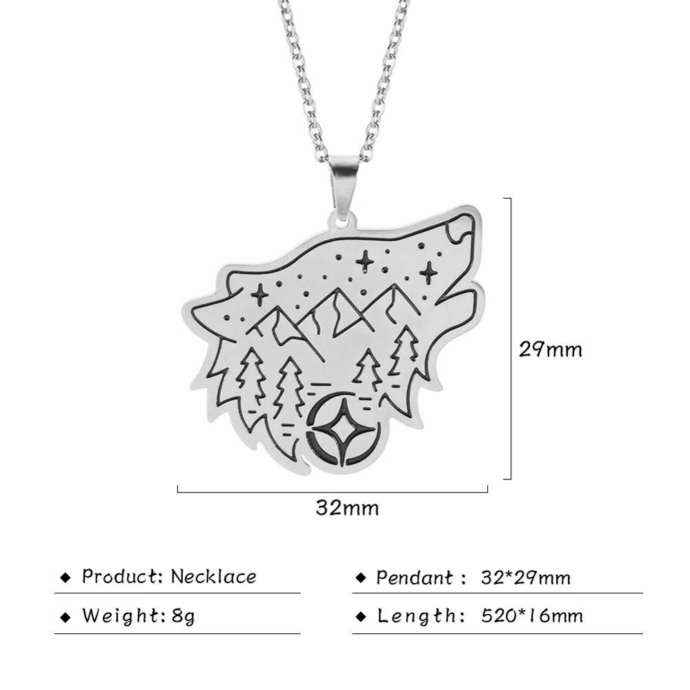 Teamer Stainless Steel Jewelry Statement Necklace for Men Women Animal Pendant Necklaces Bird Bear Rabbit Fox Wolf Mountain Moon
Teamer Stainless Steel Jewelry Statement Necklace for Men Women Animal Pendant Necklaces Bird Bear Rabbit Fox Wolf Mountain Moon