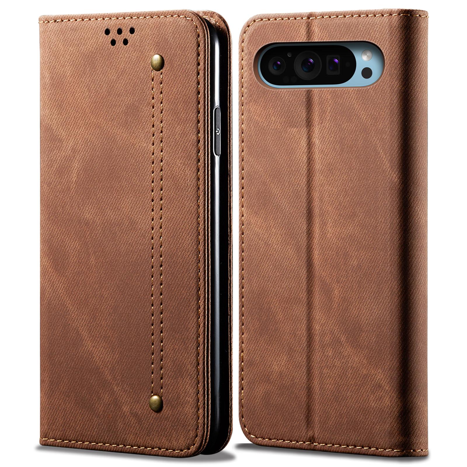 For Google Pixel 9 Pro/Pixel 9 Case Jeans Cloth Texture Anti-Scratch Leather Stand Phone Cover A
For Google Pixel 9 Pro/Pixel 9 Case Jeans Cloth Texture Anti-Scratch Leather Stand Phone Cover A