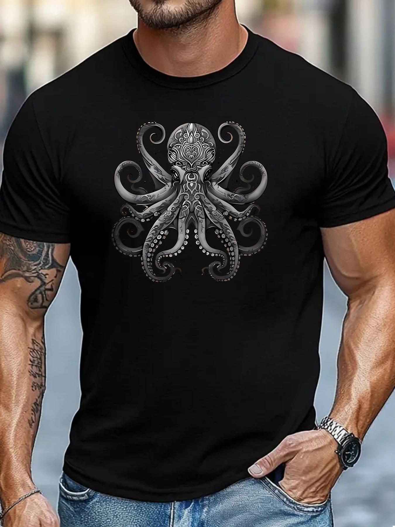Octopus Pattern T-Shirt - a Refined Marine Life Design XXXXL
Octopus Pattern T-Shirt - a Refined Marine Life Design XXXXL