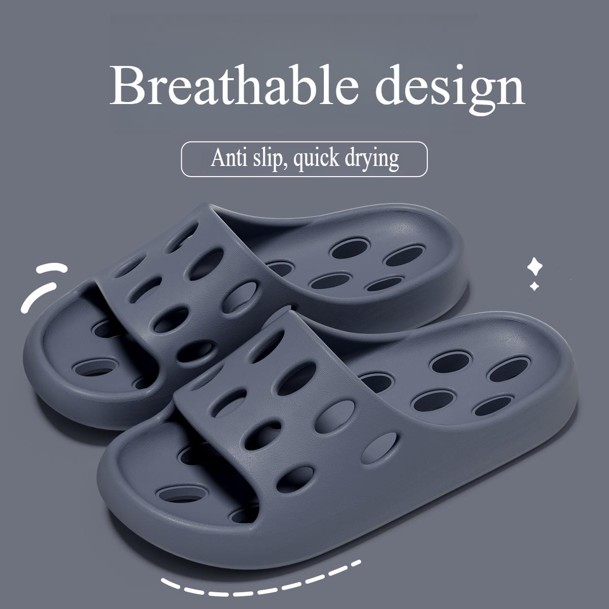 Bathroom slippers for men in summer, indoor home shower for couples, water leakage, quick drying, anti slip, cool slippers for summer 36-37 зелений
Bathroom slippers for men in summer, indoor home shower for couples, water leakage, quick drying, anti slip, cool slippers for summer 36-37 зелений