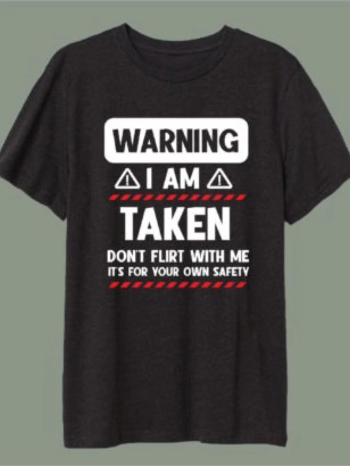 Unisex Clothing Unisex Unisex T Shirts Warning Im Taken Dont Flirt with Me Boyfriend Valentines TShirt Family TShirt Harajuku 4XL
Unisex Clothing Unisex Unisex T Shirts Warning Im Taken Dont Flirt with Me Boyfriend Valentines TShirt Family TShirt Harajuku 4XL