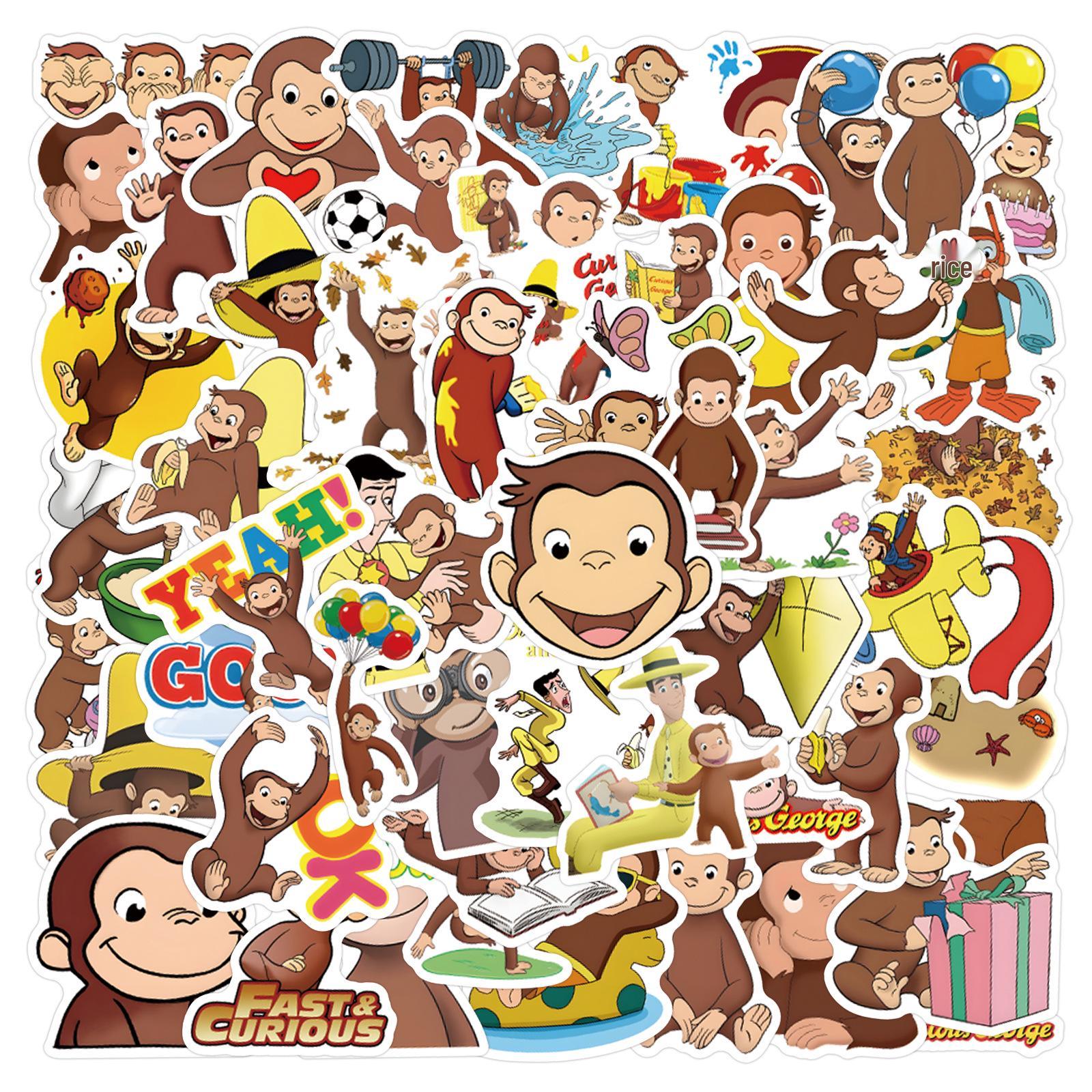 60 Mischievous Monkey George Stickers: Trendy Decorations for Water Bottles, Phones, Journals, and Tablets
60 Mischievous Monkey George Stickers: Trendy Decorations for Water Bottles, Phones, Journals, and Tablets