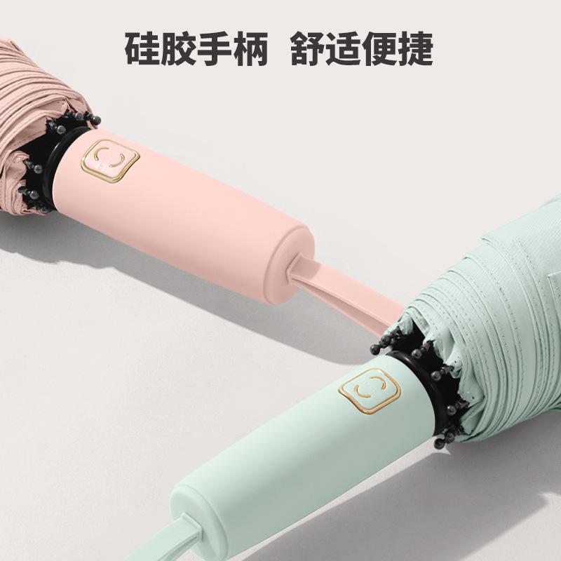 New 10 bone three fold automatic vinyl umbrella silicone with color scheme handle sunscreen UV umbrella
New 10 bone three fold automatic vinyl umbrella silicone with color scheme handle sunscreen UV umbrella