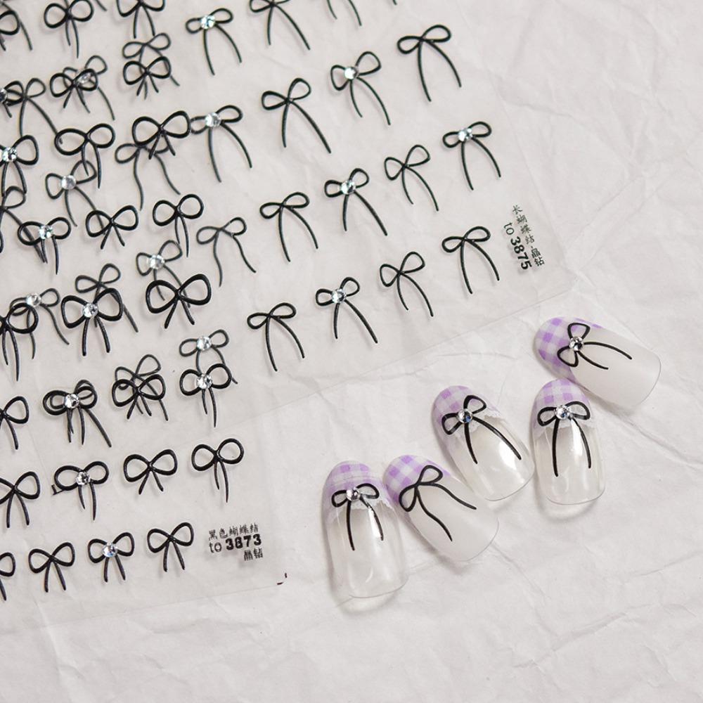 Manicure Ornaments Diamond Bowknot Nail Stickers Bowknot Nail Decorations Lady/Girls StyleA3
Manicure Ornaments Diamond Bowknot Nail Stickers Bowknot Nail Decorations Lady/Girls StyleA3