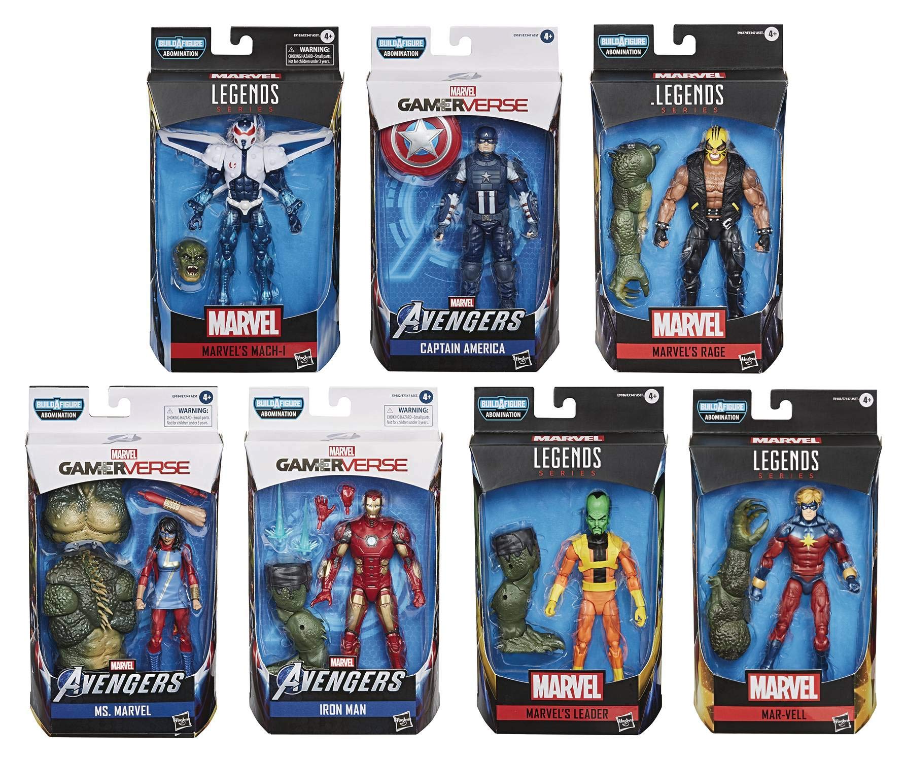 Мстители Marvel Legends Wave 1 7 предметов Набор Marvel s (Мерзость BAF) зелёный
Мстители Marvel Legends Wave 1 7 предметов Набор Marvel s (Мерзость BAF) зелёный