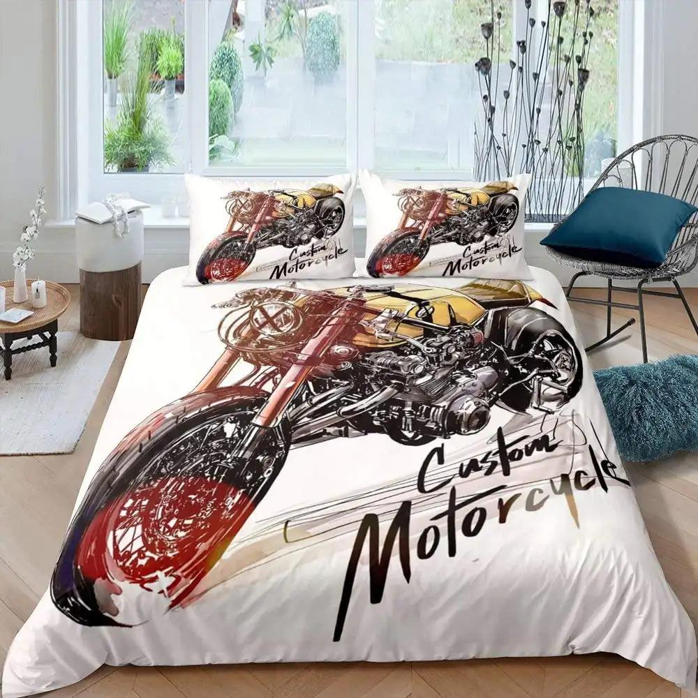 Mountain Moto Racing Rider Soft Duvet Cover for Children Kids Young Boys Tens Stars plus Stripes Extreme Sped Dirt Bike Moto Scoter Comfortable 120*200cm Single
Mountain Moto Racing Rider Soft Duvet Cover for Children Kids Young Boys Tens Stars plus Stripes Extreme Sped Dirt Bike Moto Scoter Comfortable 120*200cm Single