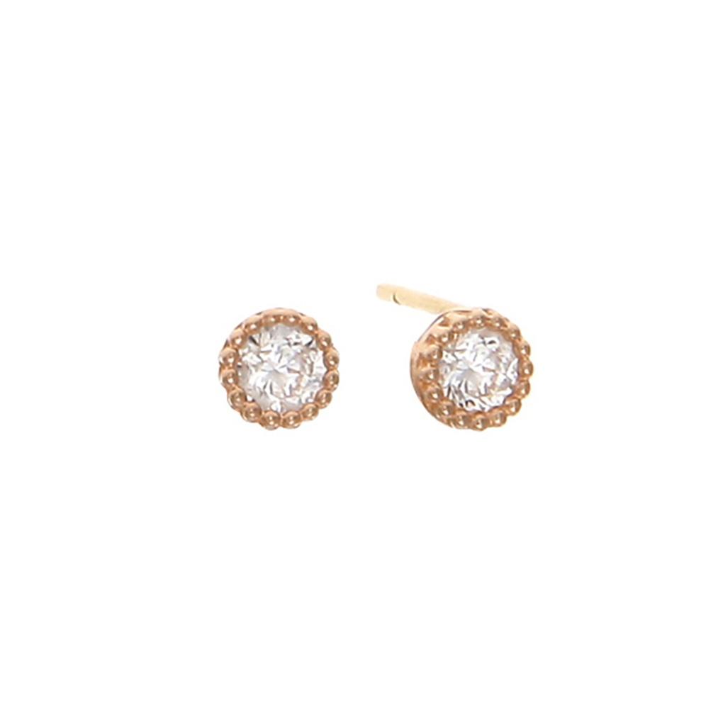 LLOYD Lorette Round Stone 4mm 14k Gold Earrings LPFL1K04G 14k
LLOYD Lorette Round Stone 4mm 14k Gold Earrings LPFL1K04G 14k