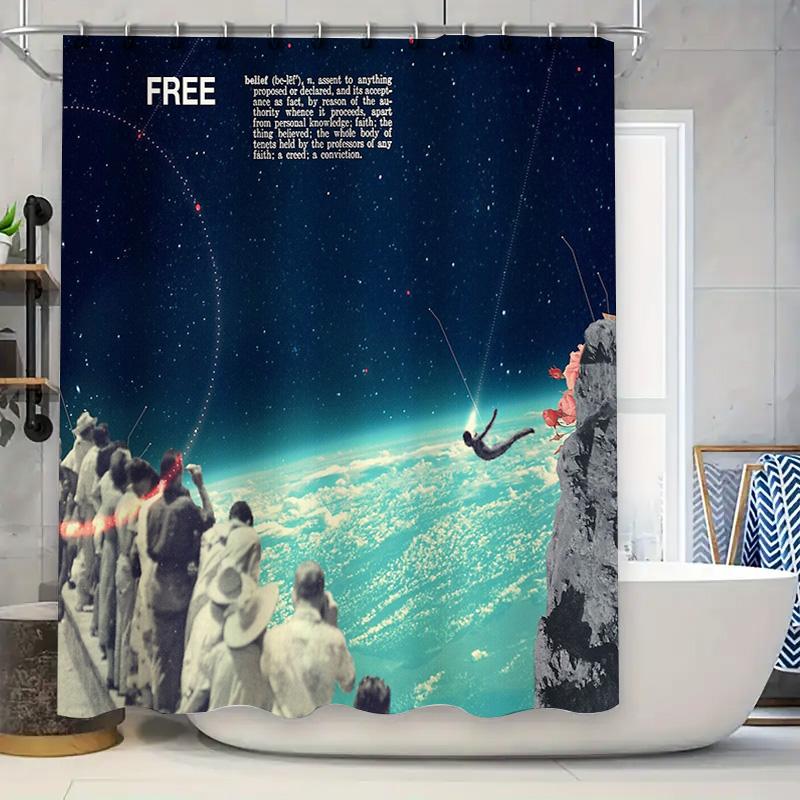 Galaxy Shower Curtain Space Universe Nebula Starry Sky Bathroom Decor Modern Abstract Art Home Decor Tapestry Wall Hanging W60H190(CM)-1 Pcs
Galaxy Shower Curtain Space Universe Nebula Starry Sky Bathroom Decor Modern Abstract Art Home Decor Tapestry Wall Hanging W60H190(CM)-1 Pcs